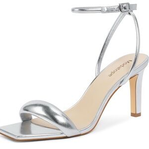 ❄️ Silver Strappy Heels for your next Holiday party